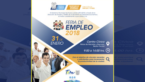 Efectuarán feria del empleo en Nuevo Laredo