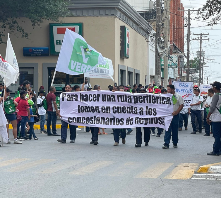 Transportistas se oponen a proyecto del Metrobús en Reynosa