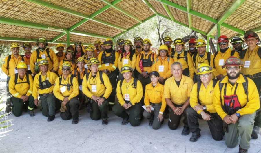 Refuerzan preparación de brigadas forestales