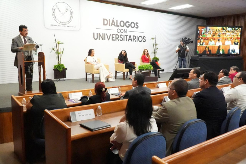 Inaugura rector de la UAT diálogos de universitarios con candidatas al Senado de la República