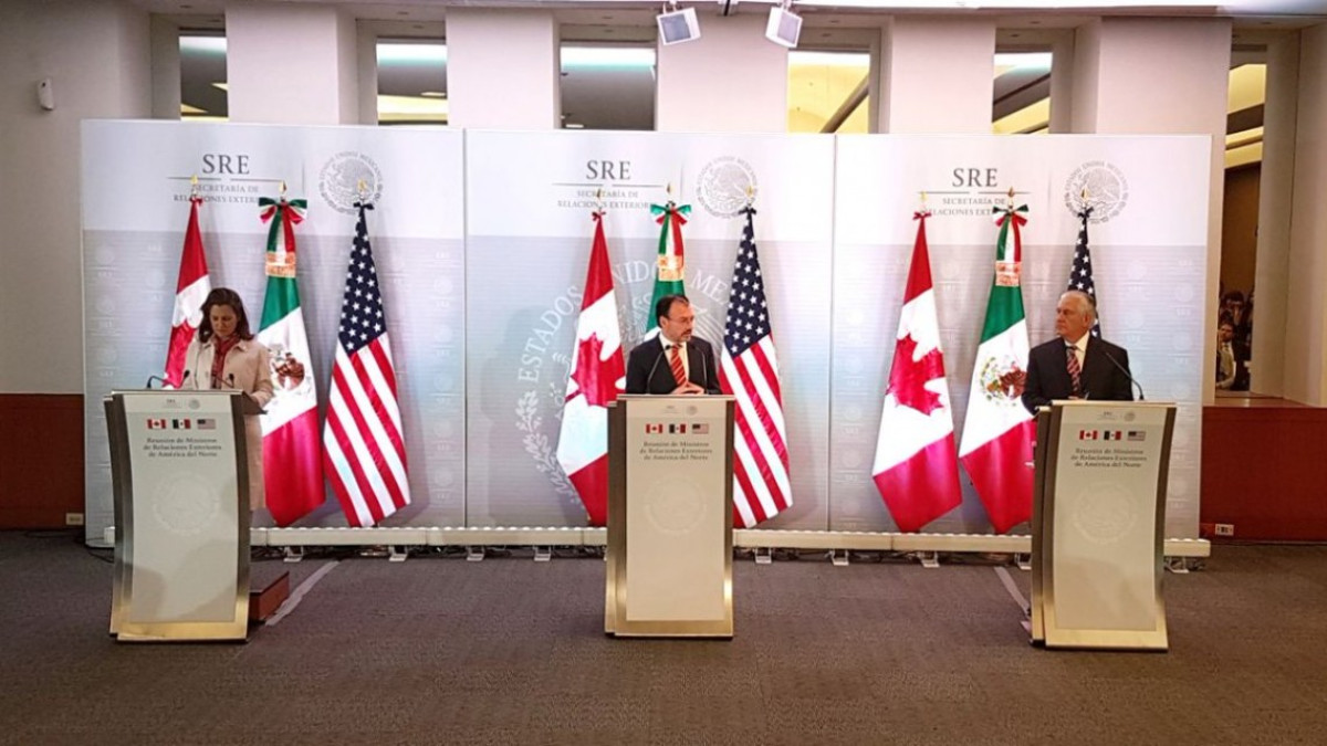 México, EU y Canadá en conversaciones para mejora relación trlateral