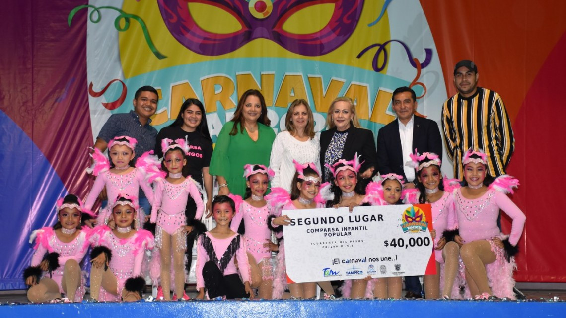 Premian a ganadores del Carnaval Tam 2020