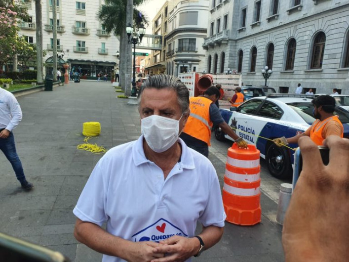 Ordena Chucho Nader cierre de la zona Centro de Tampico