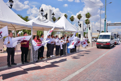 Carmen Lilia Canturosas da arranque a más Rutas Express de transporte público que conectará colonias del Poniente