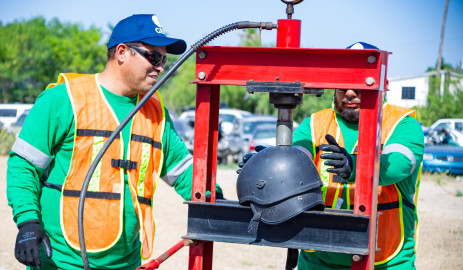 Destruyen equipo táctico en desuso; fue  desincorporado del patrimonio municipal