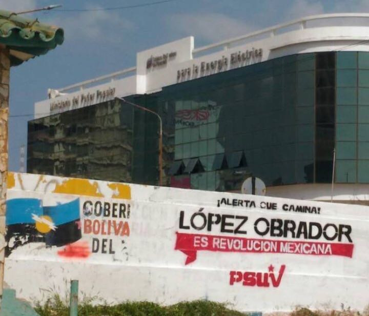 Se deslinda PSUV de pintas en apoyo a AMLO