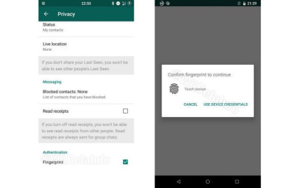 WhatsApp protegerá mensajes con huella dactilar
