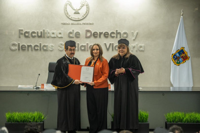 Recibe Isolda Rendón nombramiento de presidenta honoraria de Familia UAT