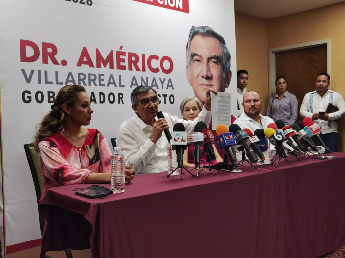 Denuncia Américo Villarreal persecución y presunta orden de aprehensión en su contra 