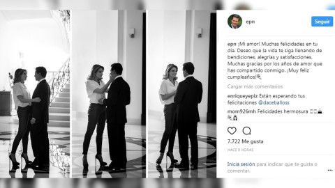 Felicita EPN a su esposa en su cumpleaños