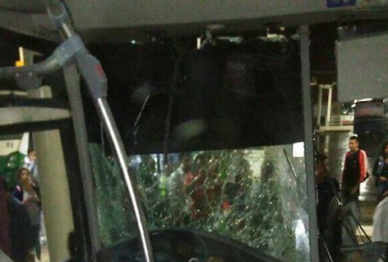 Explota autobús en Veracruz, un muerto y 14 heridos