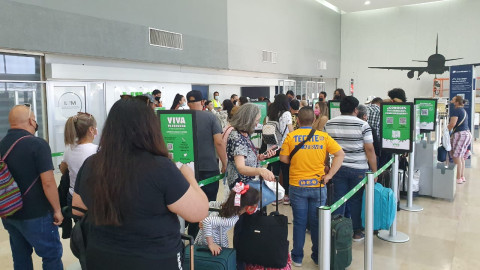 Llega el primer viaje de VivaAerobus a Nuevo Laredo 