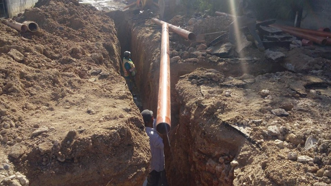 Realizan obras de pavimentación