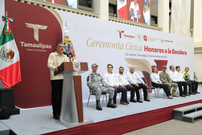 Reconoce gobernador al equipo de Protección Civil y a Servicios Aéreos de Tamaulipas