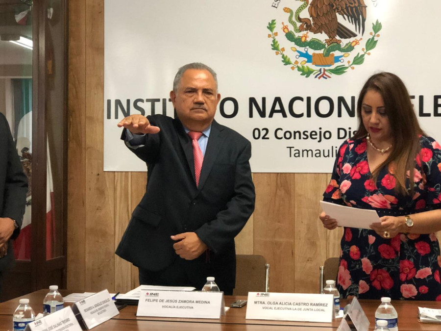 Toman protesta nuevos vocales y secretarios en INE Reynosa