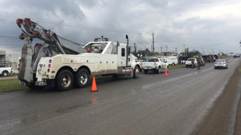 Se vuelca autobús de pasajeros en Altamira