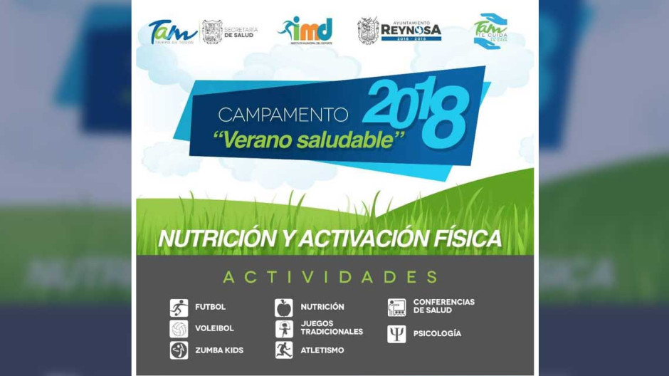 Invita Ayuntamiento a Campamento Verano Saludable