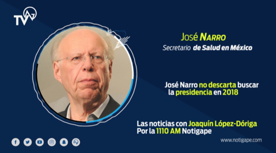 José Narro no descarta buscar la presidencia en 2018
