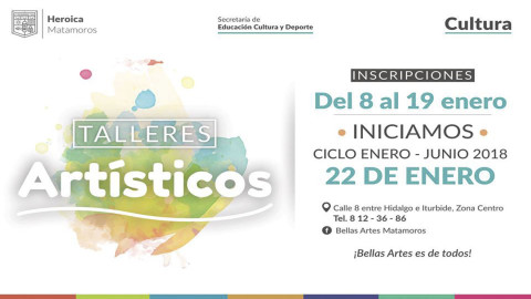Ayuntamiento invita a talleres artísticos