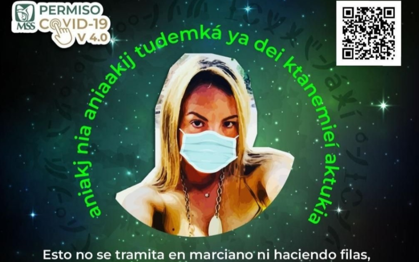 Lanza IMSS campaña de permisos Covid-19 usando el idioma alienígena