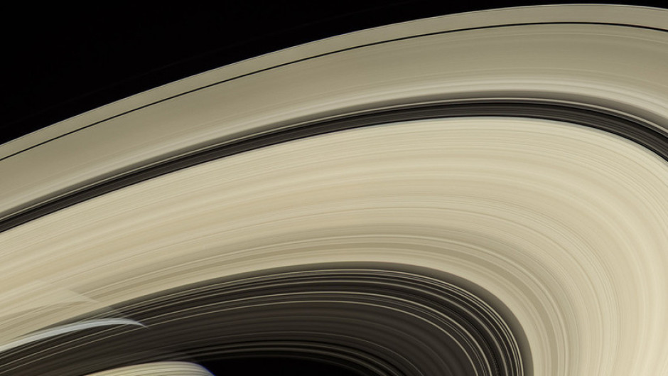 Anillos de Saturno en colapso
