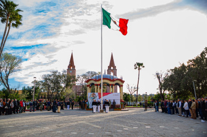 Realiza Municipio de Matamoros honores a la Bandera para fomentar valores cívicos  