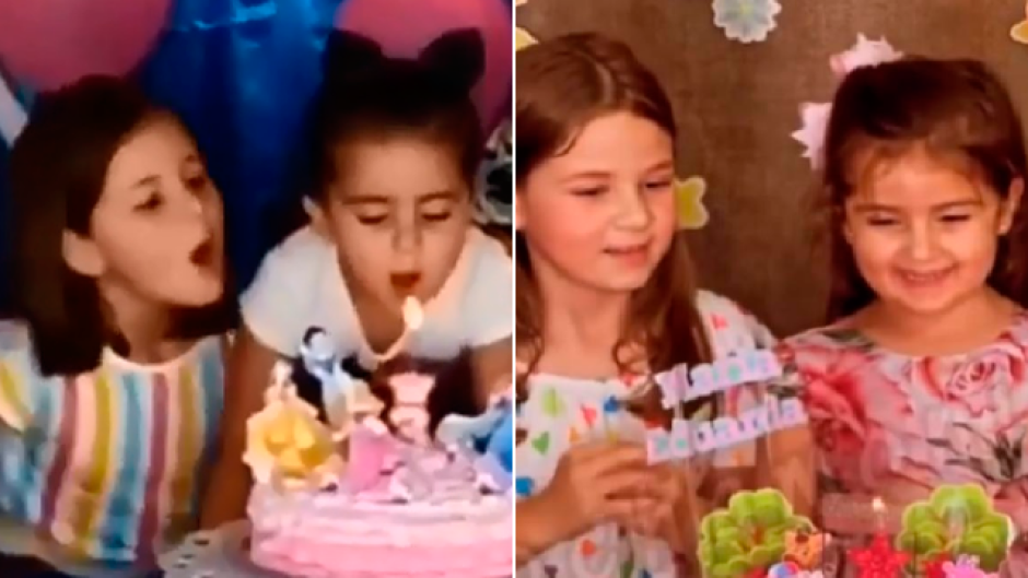 Tras un año, hermanas vuelven a celebrar su cumpleaños