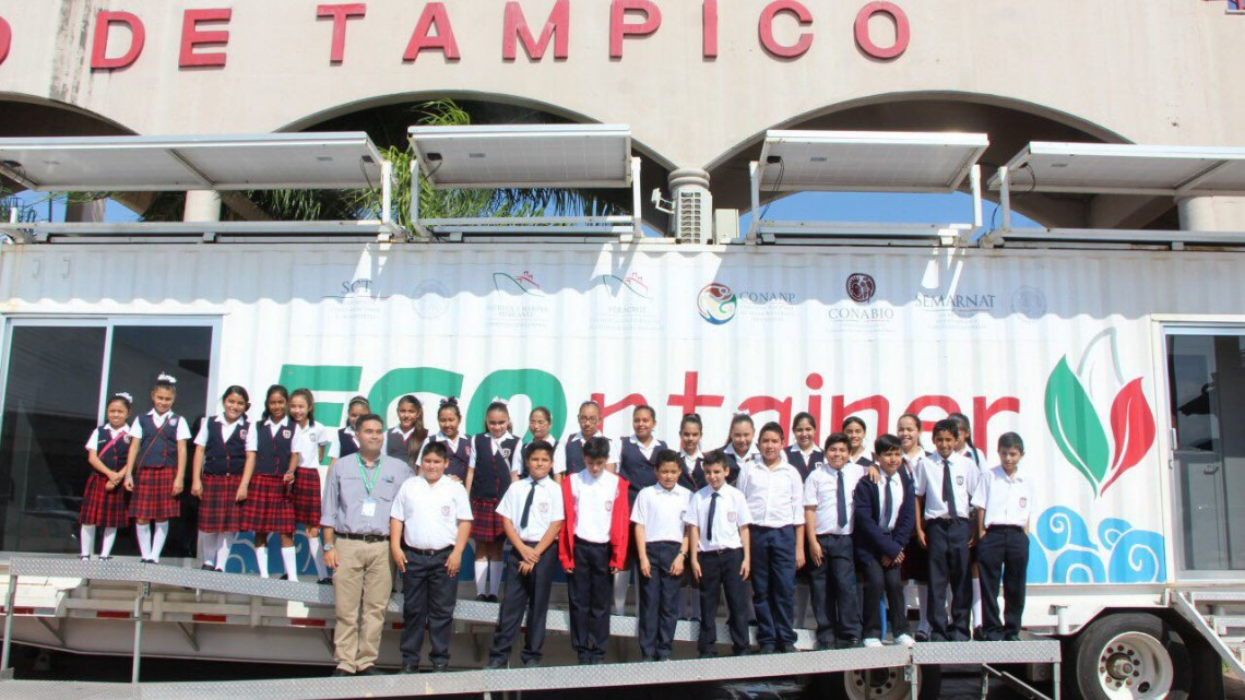 Inaugura alcaldesa proyecto de “Econtainer” en la API Tampico