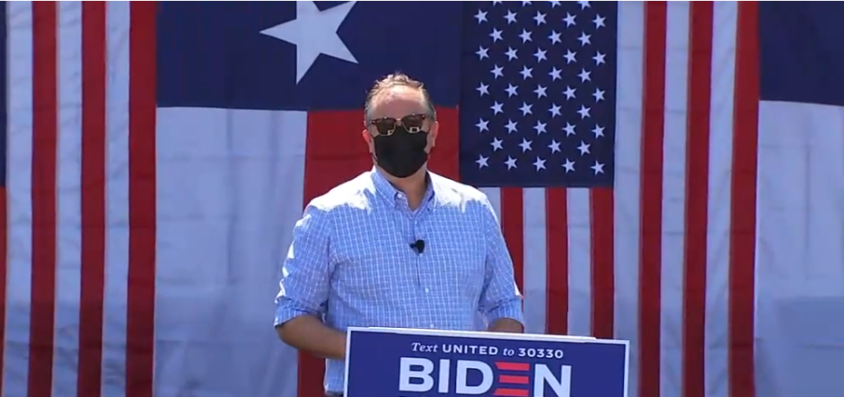 Douglas Emhoff invita al Valle del Río Grande a votar en elecciones presidenciales