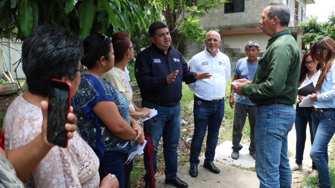 Responde gobierno de Madero a llamado de vecinos