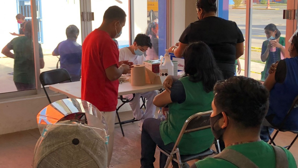 Durante dos días vacunan contra Covid-19 a 38 mil 590 personas en Nuevo Laredo  
