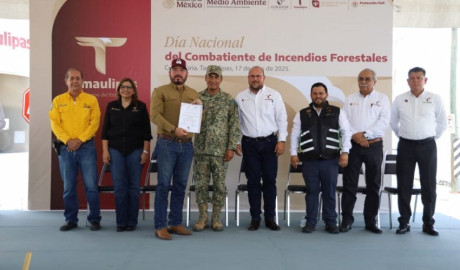 Reconoce Gobierno de Tamaulipas labor de brigadistas forestales en el Día Nacional del Combate de Incendios Forestales