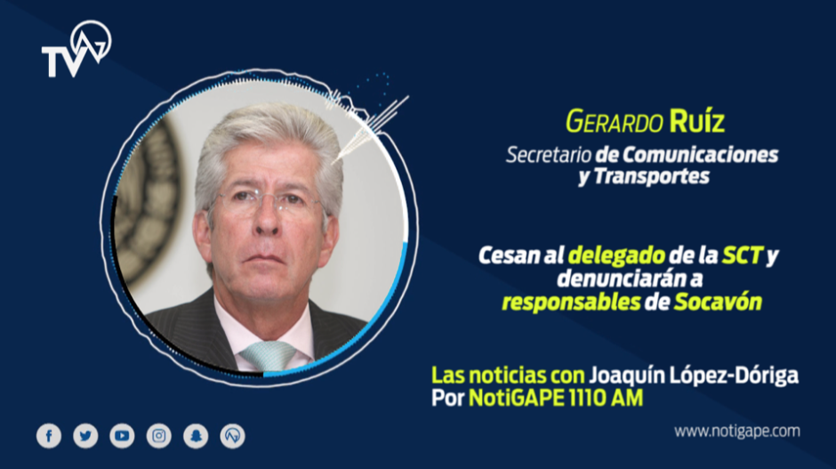 Cesan al delegado de la SCT y denunciarán a responsables de Socavón