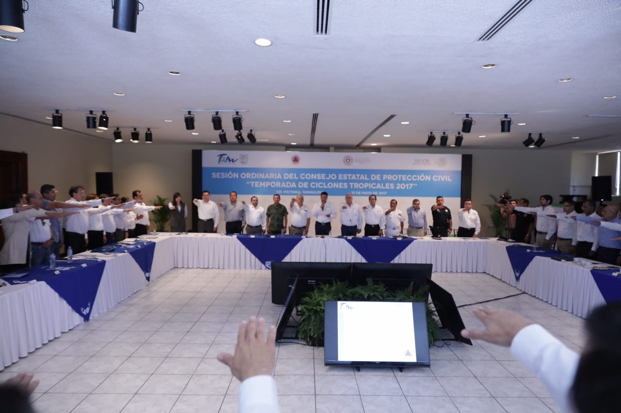 Instalan Consejo de Protección Civil por inicio de temporada de huracanes