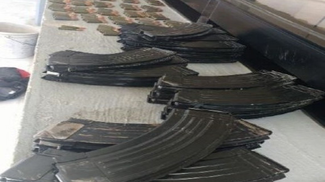 Aseguran vehículos, cargadores, cartuchos y ponchallantas en Díaz Ordaz