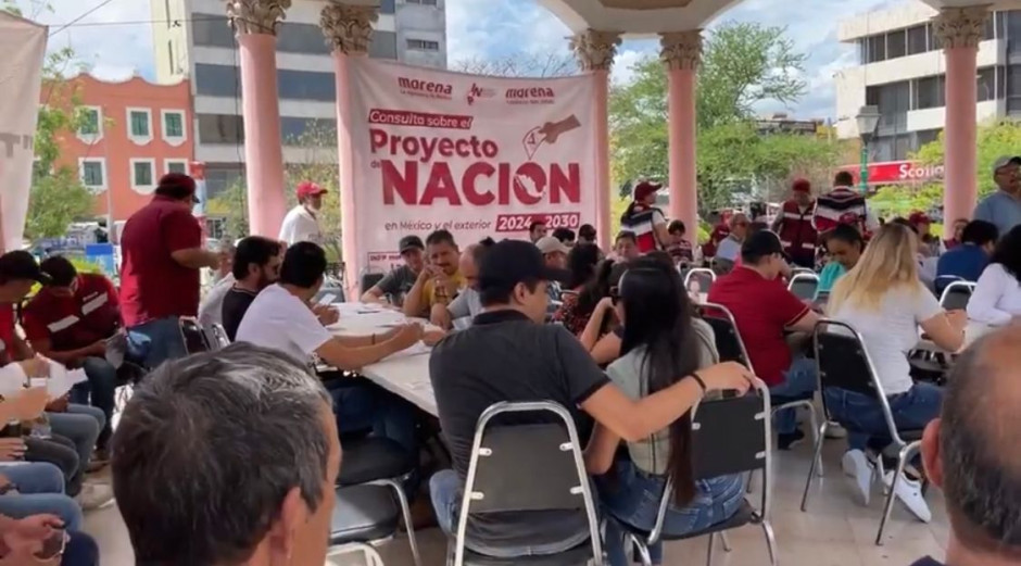 Realiza Morena cuarta consulta ciudadana 