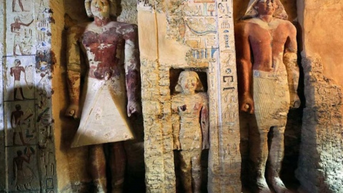 Encuentran tumba de hace 4 mil 400 años en Egipto