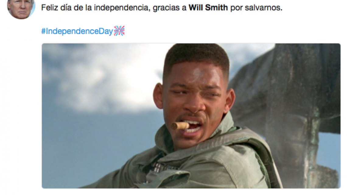 Will Smith es tendencia en twitter el día de la independencia