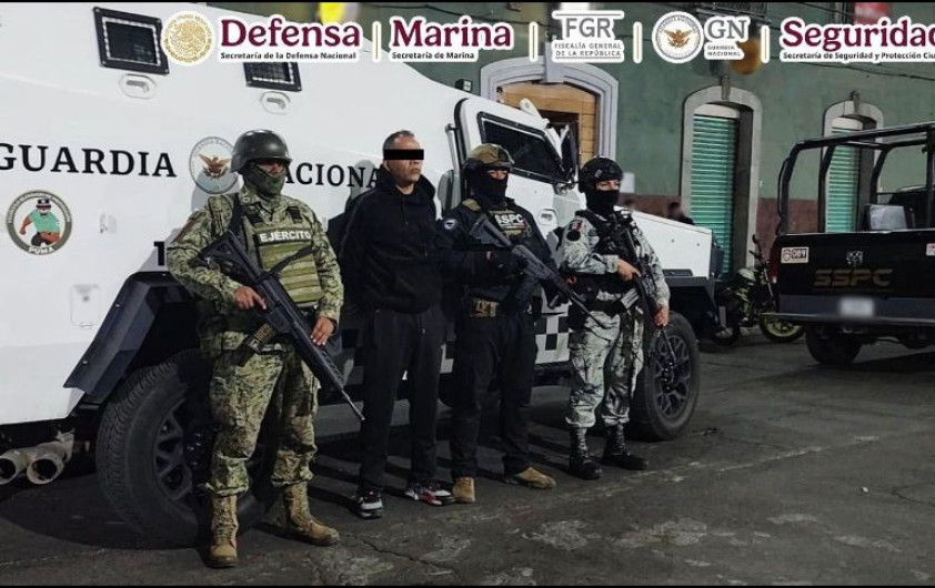 Detienen a Gregorio 'N', presunto delincuente ligado al rancho Izaguirre