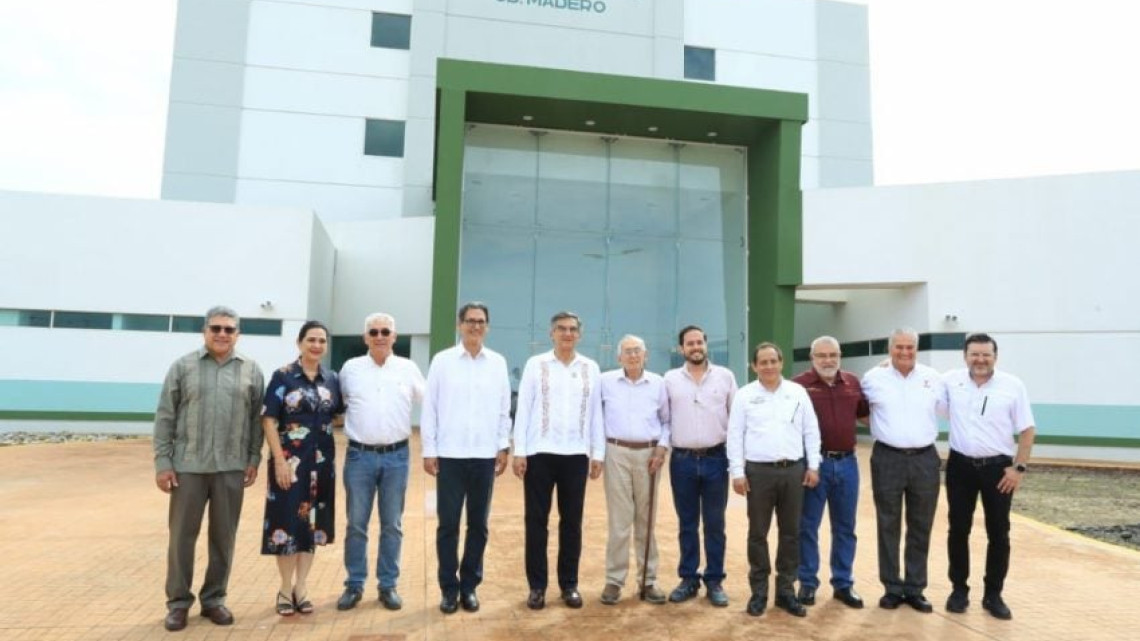 Supervisa Américo Villarreal avances del nuevo Hospital General de Ciudad Madero