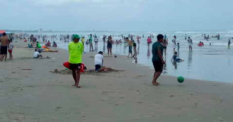 Comienzan a llegar vacacionistas a Playa Miramar