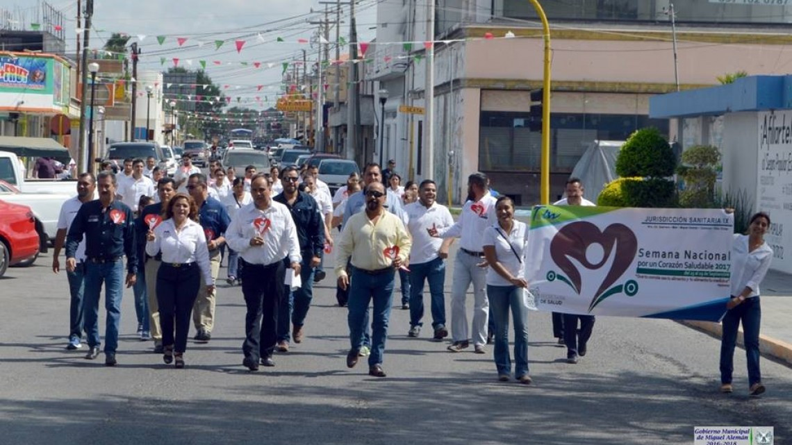 Inicia semana nacional "Corazón Saludable" en Miguel Alemán