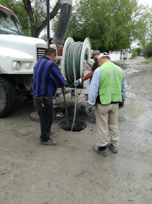 Sanea COMAPA pluvial y drenajes en Balcones de Alcalá, Lázaro Cárdenas y Lucio Blanco