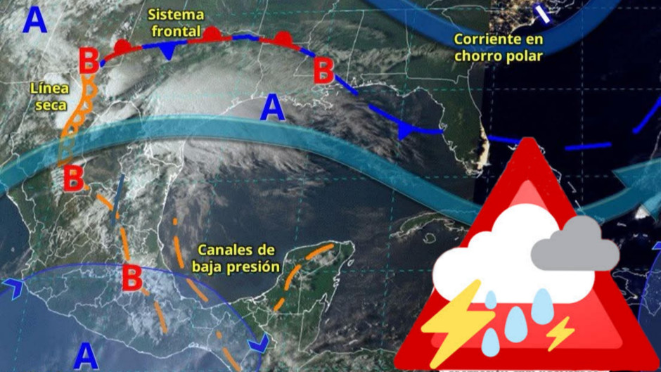 Protección Civil refuerza operativos ante alerta meteorológica
