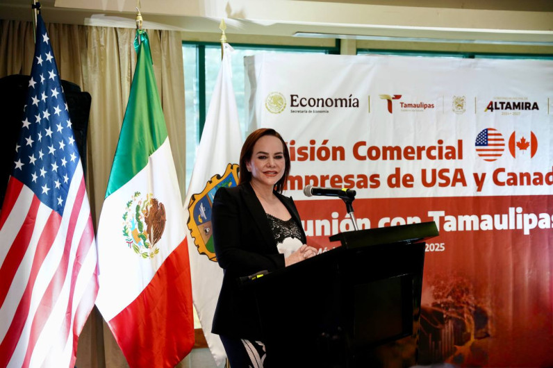 Impulsa Carmen Lilia Canturosas ventajas competitivas de Nuevo Laredo ante empresas de Estados Unidos y Canadá