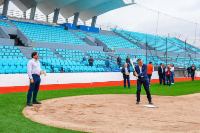 Supervisaron el Gobernador Américo Villarreal Anaya y el Alcalde Carlos Peña Ortiz transformación del parque López Mateos