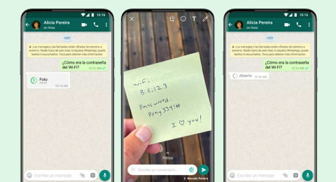 Anuncia WhatsApp función para que fotos y vídeos desaparezcan tras ser vistos