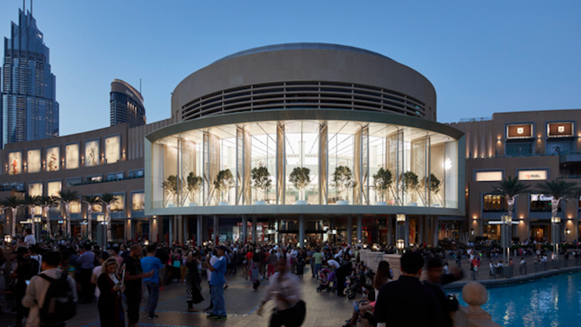 Apple abre una lujosa tienda en Dubái