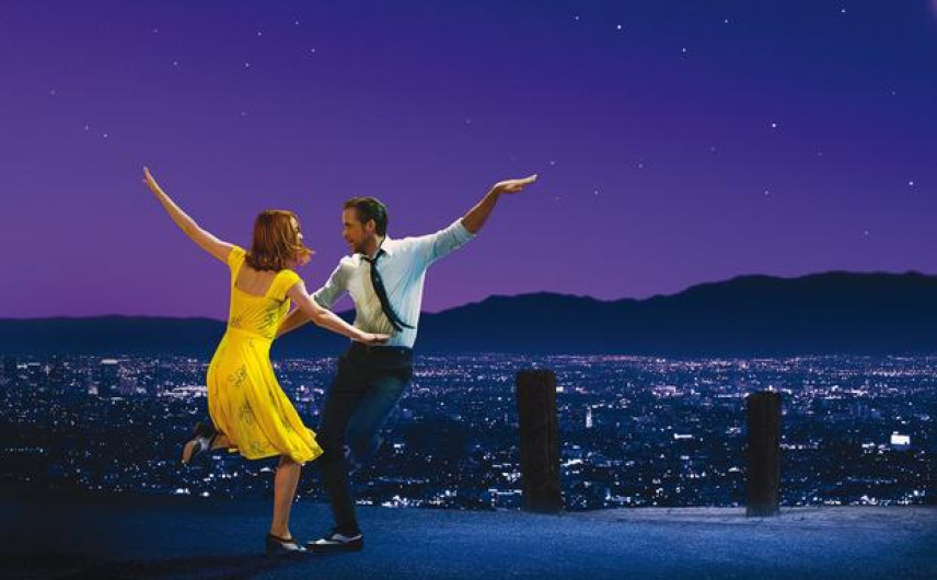 La favorita en los Globos de Oro"La La Land"