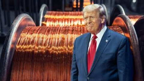 Trump impone aranceles de 50% a productos de cobre para fortalecer industria nacional